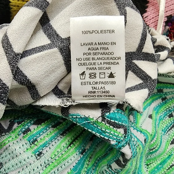 Lulumari Tropical Embroidered Track Pants - Picture 6 of 7